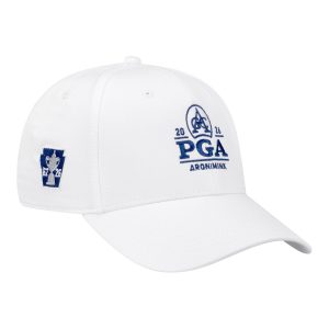 AHEAD 2026 PGA CHAMPIONSHIP STRATUS LOGO & KEYSTONE PERFORMANCE HAT IN WHITE